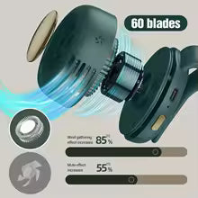 Portable Mini Bladeless Fan | ميني مروحة محمولة بدون شفرات