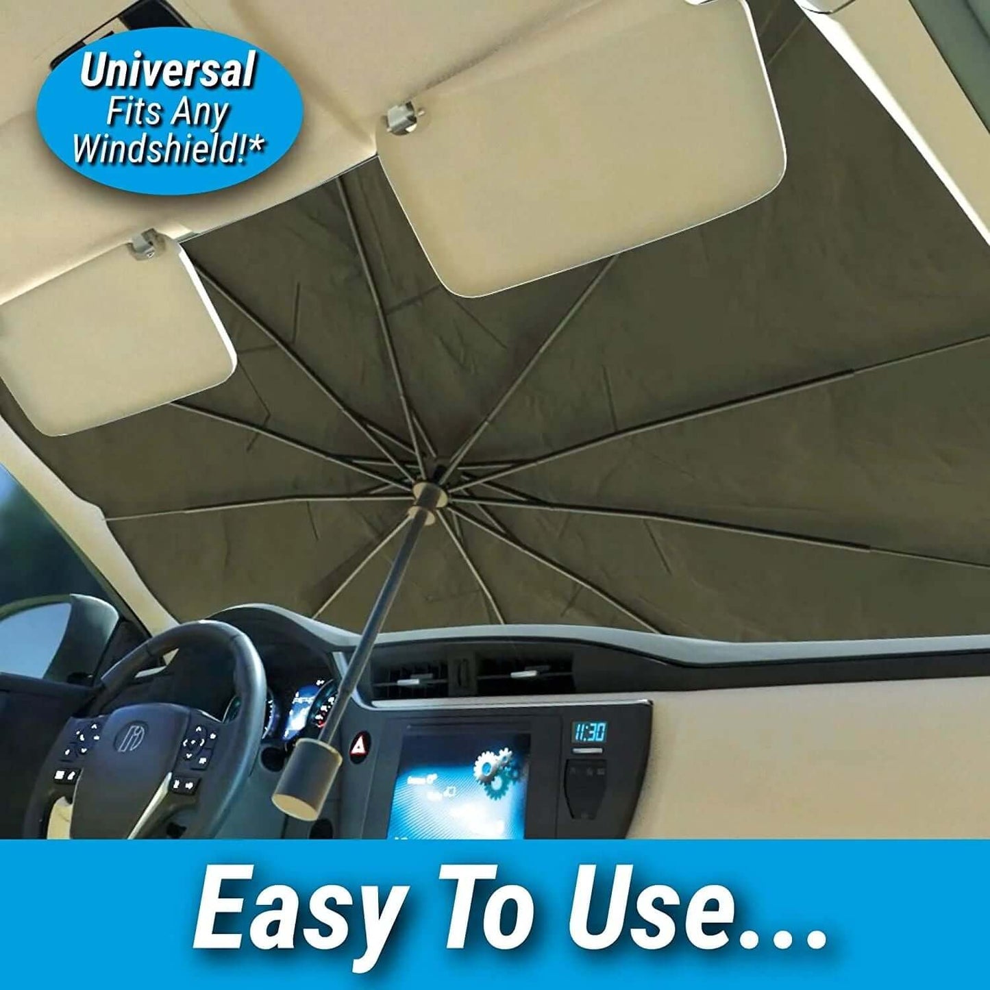 Car Windshield Sun Shade | بريلا شيلد واقي شمس للسيارة