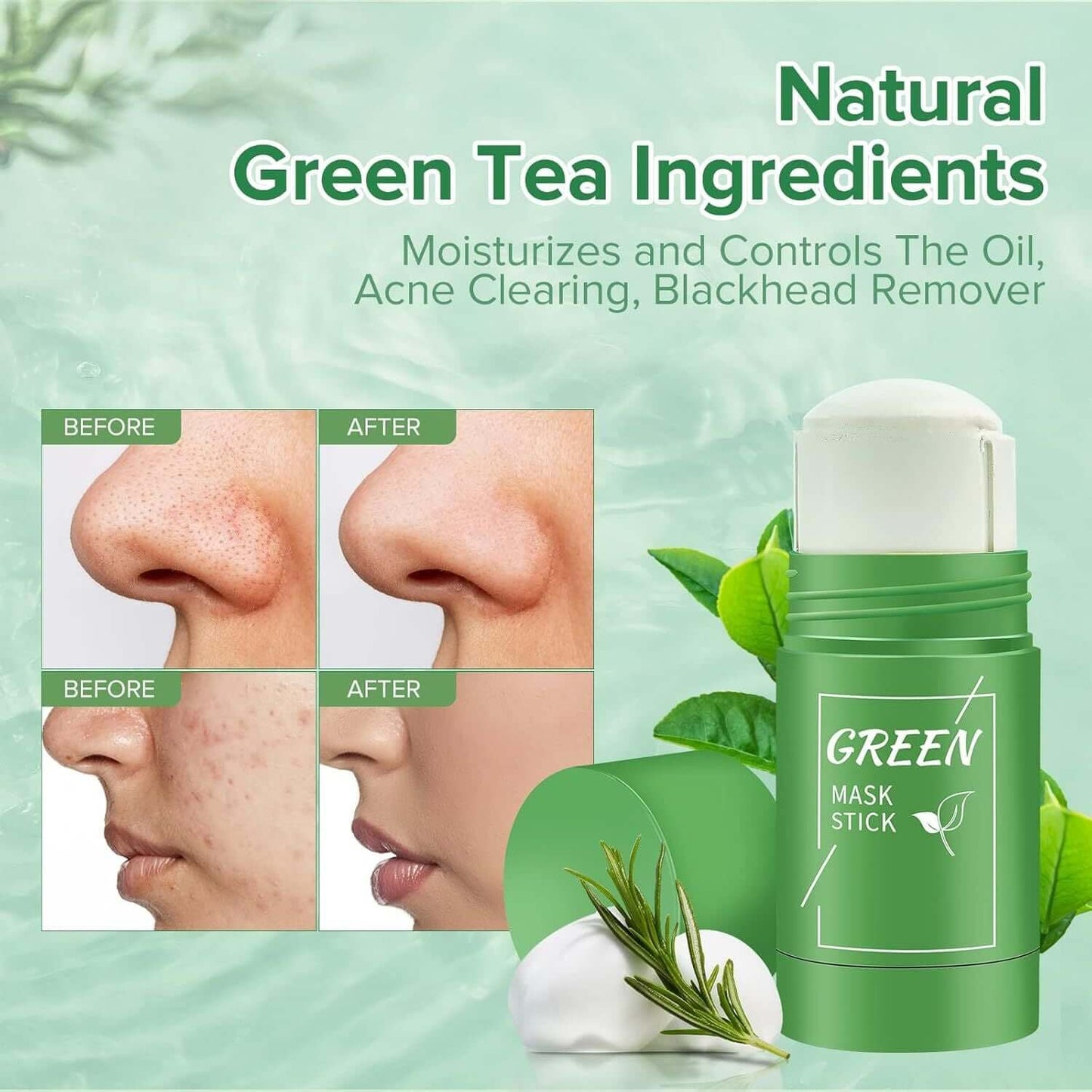 Green Tea Mask Stick for Face | ماسك الشاي الأخضر للبشرة