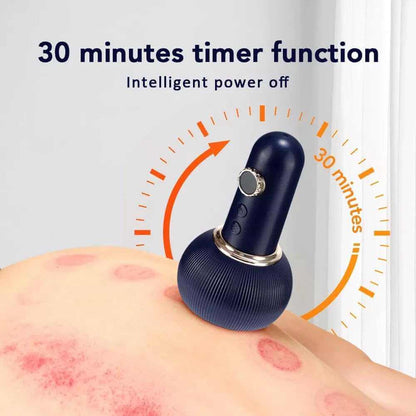 Smart Electric Vacuum Suction Scraping Therapy Massager | جهاز التدليك بالشفط والعلاج الذكي