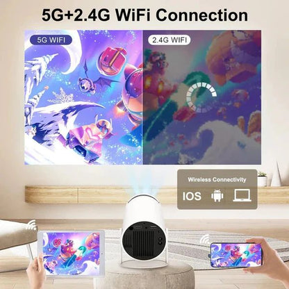 Mini Round Projector | ميني بروجكتر دائري ذكي