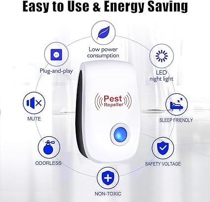 Ultrasonic Pest Repeller | جهاز طرد الحشرات بالموجات فوق الصوتية