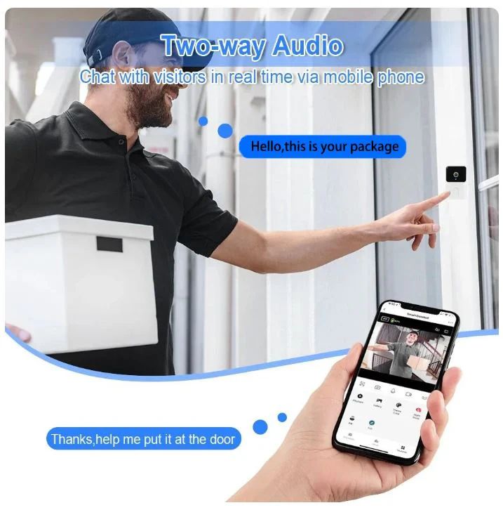 Wireless Camera Door Bell | جرس باب ذكي بكاميرا لاسلكية